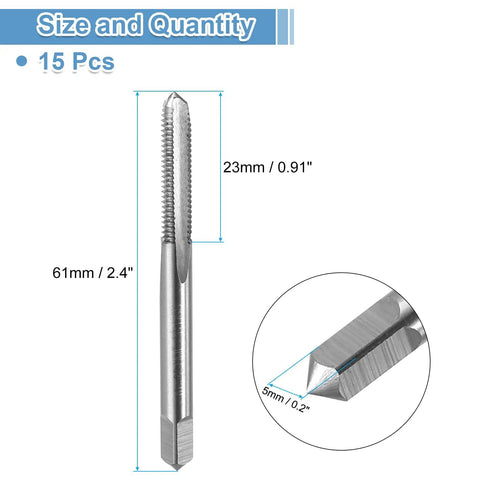 Straight Flute Thread Tap 10 32 UNF Right Hand Tapping Tool In High Speed Steel For Clear Accurate Threads 23mm Thread Length
