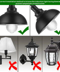 Motion Activated LED Bulbs Three Pack 13W 100W Equivalent A19 E26 Dusk To Dawn Security Lights For Indoor Outdoor Use 5500K Daylight 90 Degree Motion Sensor Auto On No Fuss In Dark No Switch installed in down-facing open lampshade