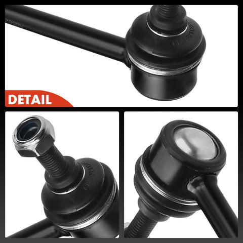 Close-up of Two Rear Sway Bar Links Stabilizer Kit For Hyundai Sonata Kia Optima Chevrolet Impala Buick LaCrosse Regal Allure