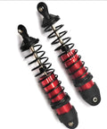 Beef Up Your Hyper Go 10208 1 By 10 RC Cars With Oil Hydraulic Shock Absorbers Upgrade Kit in red metal