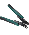 Heavy Duty Insulated Ferrule Crimping Tool Kit With 200 Heat Shrink Wire Connectors For Awg 22 To 10 Seamless Copper Design That Slaps Tight And Keeps Your Gear Running Smooth Without Downtime, green handle