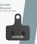 Two Pairs Bicycle Brake Pads For Shimano K03S And Ultegra Dura Ace 105 XTR GRX Brakes black pad with Borgen label
