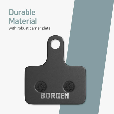 Two Pairs Bicycle Brake Pads For Shimano K03S And Ultegra Dura Ace 105 XTR GRX Brakes black pad with Borgen label