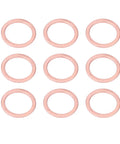 All-In-One Copper Washers Set, 280 Pieces in 12 Sizes With Storage Box, Heavy-Duty Copper Washers for Automotive Hydraulic Fittings, High Conductivity and Tight Seals, Reliable Sealing, Durable and Easy to Use, 12 copper washers