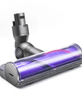 Dyson Direct Drive Motorhead Cleaner Head Replacement for V6 DC58 DC59 DC62 DC72 DC74 Vacuums, shown in gray with quick release design.