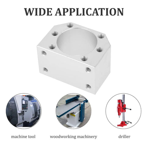 Aluminum Ball Screw Nut Housing Bracket For SFU 2505 And SFU 2510 DSG25H with application examples for machining tools