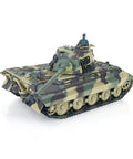 One Six Scale German King Tiger RC Tank RTR with 2.4G radio and 6mm BB shooting, camo design, turret spins, barrel elevates