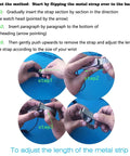 Hands adjusting Adjustable Length ESD Wrist Strap With Retractable Coil Lead For Electronics Repair Anti Static Grounding Band.