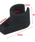 Pro Grade 3 8 Drive Offset O2 Sensor Socket Wrench fits 7 8 Inch and 22mm sizes, showing black steel tool dimensions.