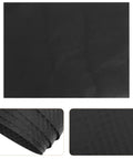 Close-up of black 3D embossed polka dot floral wrapping paper sheets 10 pack embossed kraft paper for bouquets and gifts.