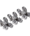 3 Pack Concealed Barrel Door Hinges With 180 Degree Swing Zinc Alloy Auto Close For Cabinets Cupboards Wood Boxes Easy Install