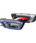 Top Shelf 24 Function Handgun Multitool For Pistol Cleaning And Gunsmithing with folding knife and hex drivers shown from the side.