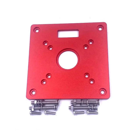 No Sweat Fit Aluminum Alloy Router Table Insert Bushings With Slick Precision Alignment Zero Drift Design plug and play setup for trim routers.