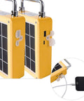 Workhorse 20W Led Portable Work Light And Solar Flood Illuminator with USB hookup and solar panel for charging.