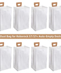 8 Pack Dust Bags For S7 And S7 Plus Auto Empty Dock Vacuum Cleaners, 3L Large Capacity Replacement Bags, Heavy Duty Non Woven Melt Blown Materials