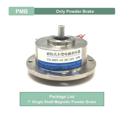 Micro Magnetic Powder Brake Clutch For Industrial Motors Heavy Duty 1800 RPM 0.5 To 10 Nm Torque And 0.05 To 1 Kg Load Capacity