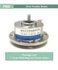 Micro Magnetic Powder Brake Clutch For Precision Motion Control Gearhead Grade Performance, 1800 RPM, 0.5 To 10 Nm Torque