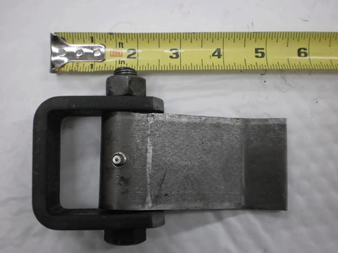 Heavy Duty Trailer Door Hinges 2 Pack For Truck Doors And Dump Trailers Strap Style Greaseable Weld On Hinges with measuring tape