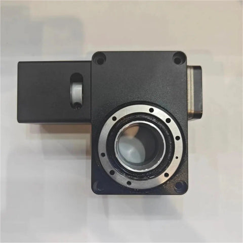 Pro Grade Hollow Rotary Table For Milling Machines Featuring Dead Accurate Spinning Shafts and Zero Slop Precision Fit, top view with bearing assembly.