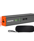 Portable Magnetic Laser Level With 15 Ft Cross Line Dual Mode Torpedo Level with magnetic base and carrying case.