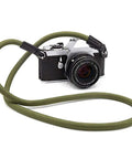 Vintage 100cm Nylon Climbing Rope Camera Strap For Micro Single And DSLR Cameras In Army Green Built To Keep It Safe And Comfy