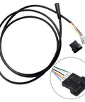Display Connecting Cable for Electric Scooter and E-Bike Dashboard 6 Pin and 5 Pin Waterproof Throttle Wire Harness with connectors