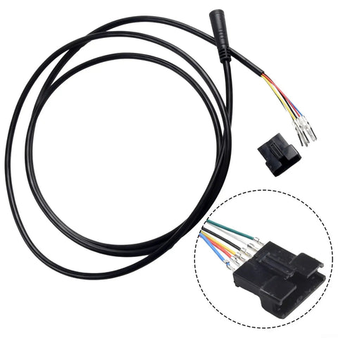 Display Connecting Cable for Electric Scooter and E-Bike Dashboard 6 Pin and 5 Pin Waterproof Throttle Wire Harness with connectors