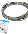 Replacement 36Ft AC Power Cord For Dyson DC14 Upright Vacuum All Floors Mains Cable UL Listed 12A 125V 17AWG Heavy Duty