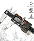 Digital Caliper 12 Inch 300mm Stainless Steel Vernier Measuring Tool With IP54 Splash Proof Electronic Micrometer LCD Screen