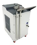 Heavy Duty Pneumatic Chip Remover And Air Powered Coolant Tank Cleaner For Cutting Fluid Filtration Sump Cleaning Cart with stainless steel top.