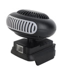 Kick Some Serious Heat Without The Cord Drag 18V Battery Powered Portable Space Heater 170W compact black design for small spaces