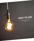 Close-up of pendant light installation with Five Piece Threaded Extension Rod Kit for Pendant Lighting and Ceiling Fixtures