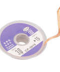 Pro Grade Desoldering Solder Wick Braid 1.5m Red Copper With No Clean Flux spool showing 1.5m length and 3.0mm width