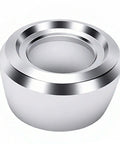 Close-up view of aluminum alloy 32mm Fitness Handle End Covers 5 Pack showing smooth edges and no slip grip.