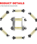 Beefed Up Heavy Duty Trailer Shackle Upgrade Kit For CRE3000 Stock And Equaflex 2.25 Inch Shackles with hardware details