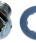 Oil Drain Plug Direct Replacement M14 1 50 Thread Head Size 17 mm Engine Oil Plug Built Tough For A Secure Seal And Reliable OEM Style Fit Easy Install, chrome drain plug and seal washer