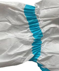 Elastic section of Disposable Hazmat Boot Covers Knee High White 18 Inch Tall Non Slip Sole Waterproof And Fluid Resistant