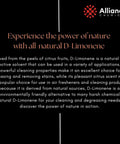 Experience the power of nature with Ultra Pure D Limonene Orange Oil Cleaner And Solvent Two Quart heavy duty degreaser.