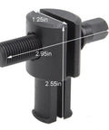 Beefed Up Heavy Duty Motorcycle Steering Neck Bearing Race Remover Tool Fits 25mm To 40mm Inner Diameter Races, side view.