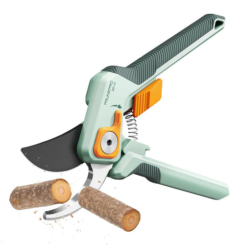 Pro Grade Bypass Pruning Shears For Gardening cutting branch, 1 Inch Cut Capacity, Sharp Stainless Steel Blade, All Purpose Garden Clippers