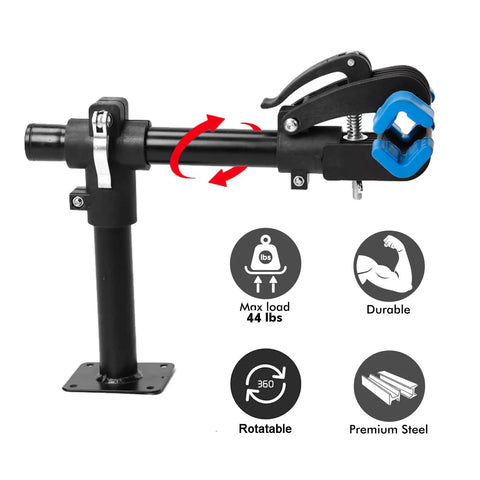 Must Have Space Saving Bike Repair Stand for Easy Maintenance, Beast of a Clamp with 1.2 to 2.5 Inch Range, Soft Silicone Grip