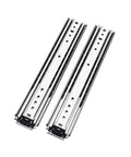 Heavy Duty Full Extension Ball Bearing Drawer Slides 46 Inch One Pair for smooth cabinet operation, durable steel construction.
