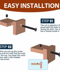 Diagram illustrating installation of Stainless Steel Crib Hardware Replacement Kit with 76 pieces including bolts and barrel nuts.