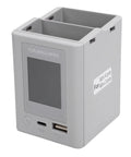 PD 45W Dual Battery Drone Charger With Two Way Charging Station Smart Digital Display for 3 3 Pro 4 Pro drones, front view.