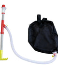 Backyard Spreader Backpack Sprayer for Granular Manure and Fertilizer with stainless steel tube, black Oxford material
