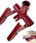 Pallet Buster Head With Articulating Pivot Action for Quick Pallet Disassembly, red color, no handle needed, head only tool.