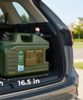 5 Gallon Water Jug For Camping And Outdoors, BPA Free Portable Water Dispenser with Spigot in car trunk