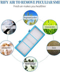 Post Filter Replacement HAPF30AT Pack For AER1 Series True HEPA Filters illustrating dust, smoke, pollen, and mold removal
