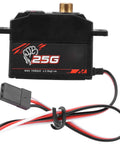 Rock Solid Digital Servo With 25 Gram Metal Gear For 1/12 RC Cars And Boats, featuring 3kg torque and compact design.