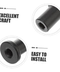 Close-up of Sliding Barn Door Track Spacers Set With No Fuss Install Wall Hardware for any door type